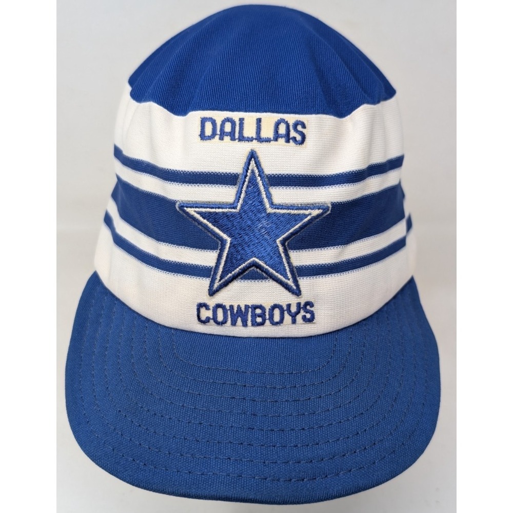 Vintage Dallas‎ Cowboys Painters Snapback Hat Cap AJD Classic Stripes Large 80s